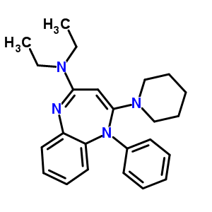 77630-62-7  N,N-diethyl-1-phenyl-2-(piperidin-1-yl)-1H-1,5-benzodiazepin-4-amine