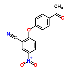 82673-98-1  2-(4-acetylphenoxy)-5-nitrobenzonitrile