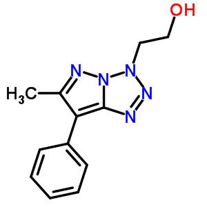 82823-70-9  2-(6-methyl-7-phenyl-3H-pyrazolo[1,5-d]tetrazol-3-yl)ethanol