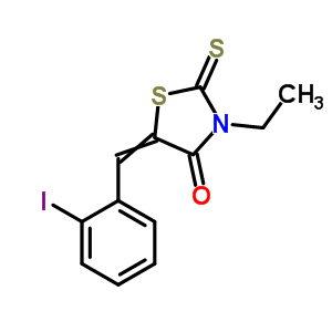 91346-12-2  3-ethyl-5-(2-iodobenzylidene)-2-thioxo-1,3-thiazolidin-4-one