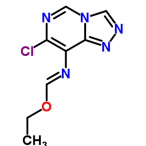 92385-17-6  ethyl (7-chloro[1,2,4]triazolo[4,3-c]pyrimidin-8-yl)imidoformate