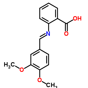 23145-59-7  2-{[(E)-(3,4-dimethoxyphenyl)methylidene]amino}benzoic acid