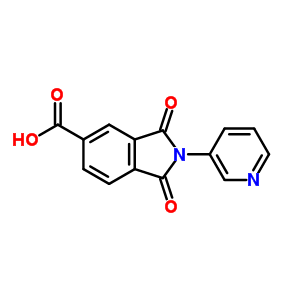 239807-67-1  1,3-dioxo-2-(pyridin-3-yl)-2,3-dihydro-1H-isoindole-5-carboxylic acid