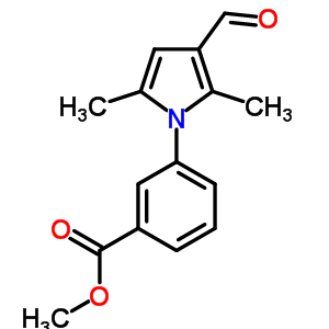 428473-45-4  methyl 3-(3-formyl-2,5-dimethyl-1H-pyrrol-1-yl)benzoate 428473-45-4  methyl 3-(3-formyl-2,5-dimethyl-1H-pyrrol-1-yl)benzoate