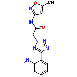 436093-06-0  2-[5-(2-aminophenyl)-2H-tetrazol-2-yl]-N-(5-methyl-1,2-oxazol-3-yl)acetamide