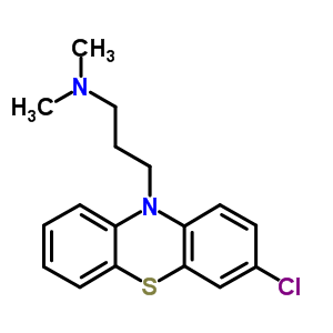 484-19-5  3-(3-chloro-10H-phenothiazin-10-yl)-N,N-dimethylpropan-1-amine