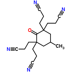55664-55-6  3,3',3'',3'''-(5-methyl-2-oxocyclohexane-1,1,3,3-tetrayl)tetrapropanenitrile