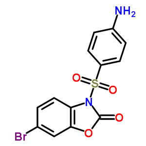 77408-61-8  3-[(4-aminophenyl)sulfonyl]-6-bromo-1,3-benzoxazol-2(3H)-one