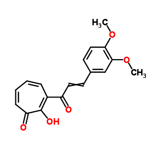 77633-03-5  3-[3-(3,4-dimethoxyphenyl)acryloyl]-2-hydroxycyclohepta-2,4,6-trien-1-one