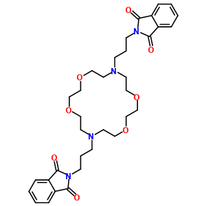 77900-44-8  2,2'-(1,4,10,13-tetraoxa-7,16-diazacyclooctadecane-7,16-diyldipropane-3,1-diyl)bis(1H-isoindole-1,3(2H)-dione)