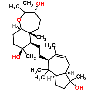 78518-73-7  (3R,5aR,6R,7S,9aR)-6-{2-[(1R,3aR,5S,8aR)-1-hydroxy-1,4,4,6-tetramethyl-1,2,3,3a,4,5,8,8a-octahydroazulen-5-yl]ethyl}-2,2,5a,7-tetramethyldecahydro-1-benzoxepine-3,7-diol