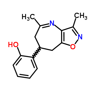 80610-12-4  2-(3,5-dimethyl-7,8-dihydro-6H-[1,2]oxazolo[4,5-b]azepin-7-yl)phenol