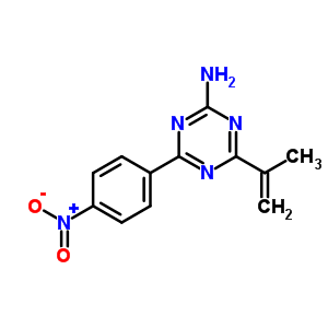 81854-85-5  4-(4-nitrophenyl)-6-(prop-1-en-2-yl)-1,3,5-triazin-2-amine