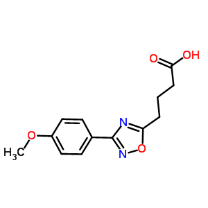 876721-15-2  4-[3-(4-methoxyphenyl)-1,2,4-oxadiazol-5-yl]butanoic acid