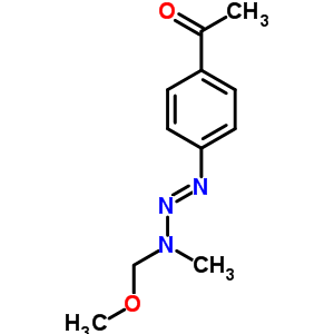 90476-20-3  1-{4-[(1E)-3-(methoxymethyl)-3-methyltriaz-1-en-1-yl]phenyl}ethanone