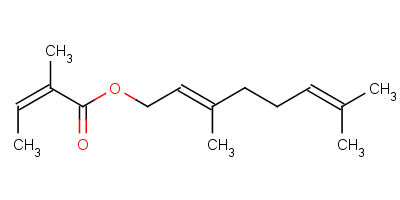 84254-88-6  (E)-3,7-dimethyl-2,6-octadienyl 2-methylisocrotonate