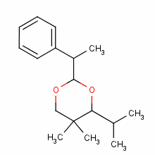 84912-19-6  4-isopropyl-5,5-dimethyl-2-(1-phenylethyl)-1,3-dioxane