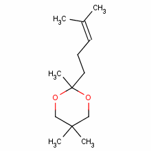 85030-15-5  2,5,5-trimethyl-2-(4-methyl-3-pentenyl)-1,3-dioxane