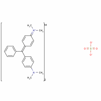 85188-05-2  dimethyl[4-[[4-(dimethylamino)phenyl]benzylidene]-2,5-cyclohexadien-1-ylidene]ammonium sulphate (2:1)