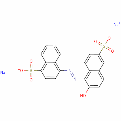 85283-71-2  4-[(2-hydroxy-6-sulpho-1-naphthyl)azo]naphthalene-1-sulphonic acid, sodium salt