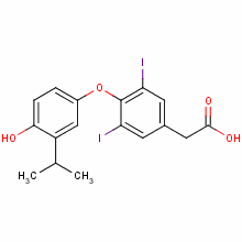 85828-81-5  4-(4-hydroxy-3-isopropylphenoxy)-3,5-diiodophenylacetic acid