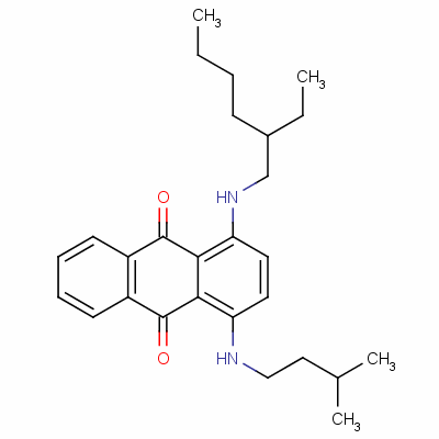 85959-19-9  1-[(2-ethylhexyl)amino]-4-[(3-methylbutyl)amino]anthraquinone