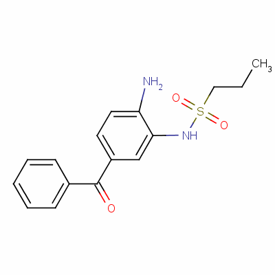 88965-53-1  N-(2-amino-5-benzoylphenyl)propane-1-sulphonamide