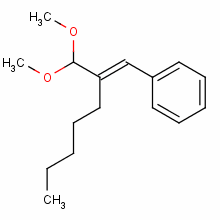 91-87-2  2-dimethoxymethyl-1-phenylhept-1-ene