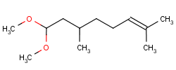 923-69-3  8,8-dimethoxy-2,6-dimethyloct-2-ene