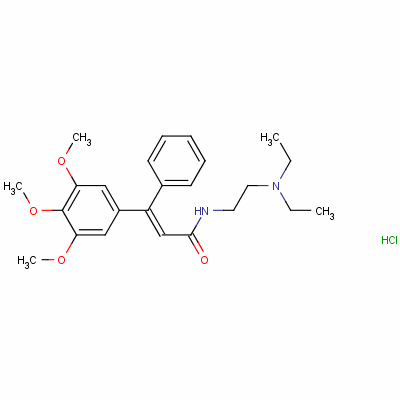 93777-59-4  N-[2-(diethylamino)ethyl]phenyl(3,4,5-trimethoxyphenyl)methylene]acetamide monohydrochloride