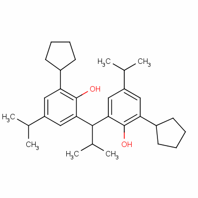 93803-60-2  2,2'-(2-methylpropylidene)bis[6-cyclopentyl-4-isopropylphenol]