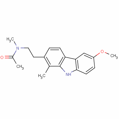 93841-60-2  N-[2-(6-methoxy-1-methyl-9H-carbazol-2-yl)ethyl]-N-methylacetamide