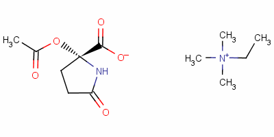 93857-26-2  ethyltrimethylammonium 2-acetoxy-5-oxo-L-prolinate