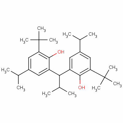 93893-79-9  2,2'-(2-methylpropylidene)bis[6-(1,1-dimethylethyl)-4-(1-methylethyl)phenol]