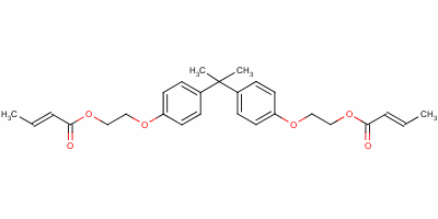 93918-95-7  (E)-(1-methylethylidene)bis(4,1-phenyleneoxy-2,1-ethanediyl) crotonate