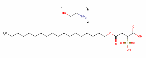 93919-99-4  1-octadecyl hydrogen 2-sulphosuccinate, compound with 2-aminoethanol (1:2)