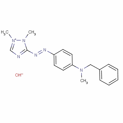 93923-63-8  3-[[4-[benzylmethylamino]phenyl]azo]-1,2-dimethyl-1H-1,2,4-triazolium hydroxide