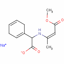 93939-79-8  sodium (Z)-α-[(3-methoxy-1-methyl-3-oxo-1-propenyl)amino]cyclohexa-1,4-diene-1-acetate