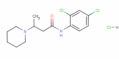 93940-33-1  N-(2,4-dichlorophenyl)-β-methylpiperidin-1-propionamide monohydrochloride