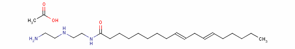 93942-03-1  N-[2-[(2-aminoethyl)amino]ethyl]octadeca-9,12-dienamide monoacetate