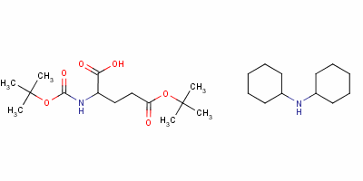 93962-53-9  5-tert-butyl N-[tert-butoxycarbonyl]-L-2-aminoglutarate, compound with N-dicyclohexylamine (1:1)