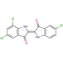 93981-76-1  5,7-dichloro-2-(5-chloro-1,3-dihydro-3-oxo-2H-indol-2-ylidene)-1,2-dihydro-3H-indol-3-one
