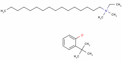 93981-91-0  ethylhexadecyldimethylammonium 2-tert-butylphenolate