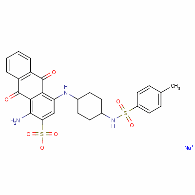 93982-78-6  sodium 1-amino-9,10-dihydro-4-[[4-[[(4-methylphenyl)sulphonyl]amino]cyclohexyl]amino]-9,10-dioxoanthracene-2-sulphonate