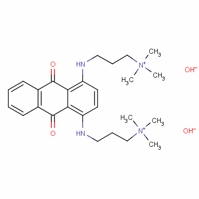 94021-18-8  3,3'-[(9,10-dihydro-9,10-dioxo-1,4-anthrylene)diimino]bis[trimethylpropylammonium] dihydroxide