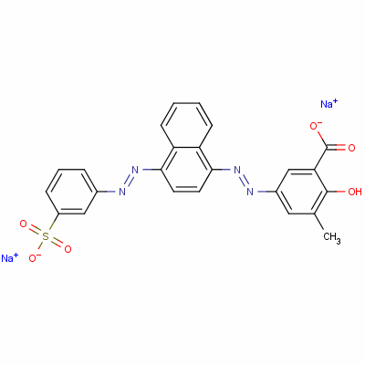 94022-41-0  3-methyl-5-[[4-[(3-sulphophenyl)azo]-1-naphthyl]azo]salicylic acid, sodium salt