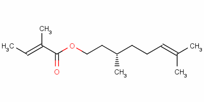 94086-63-2  [S-(E)]-3,7-dimethyl-6-octenyl 2-methyl-2-butenoate