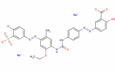 94088-51-4  disodium 5-[[4-[[[[4-[(4-chloro-3-sulphonatophenyl)azo]-2-ethoxy-5-tolyl]amino]carbonyl]amino]phenyl]azo]salicylate