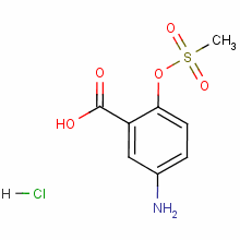 94088-81-0  5-amino-2-[(methylsulphonyl)oxy]benzoic acid hydrochloride