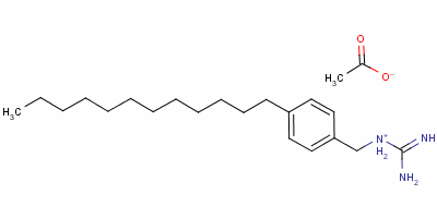 94094-61-8  [(4-dodecylphenyl)methyl]guanidinium monoacetate